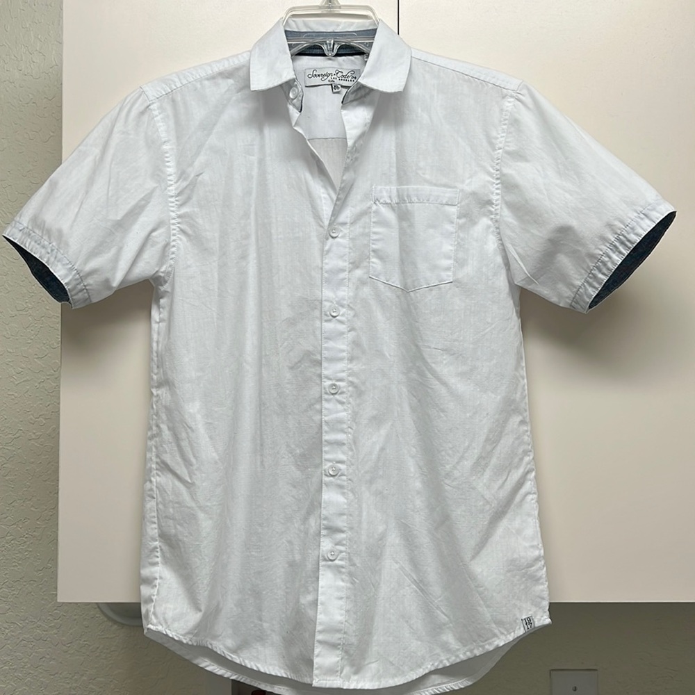 Sovereign Codes Extra Large Boys Button Down Dress Shirt